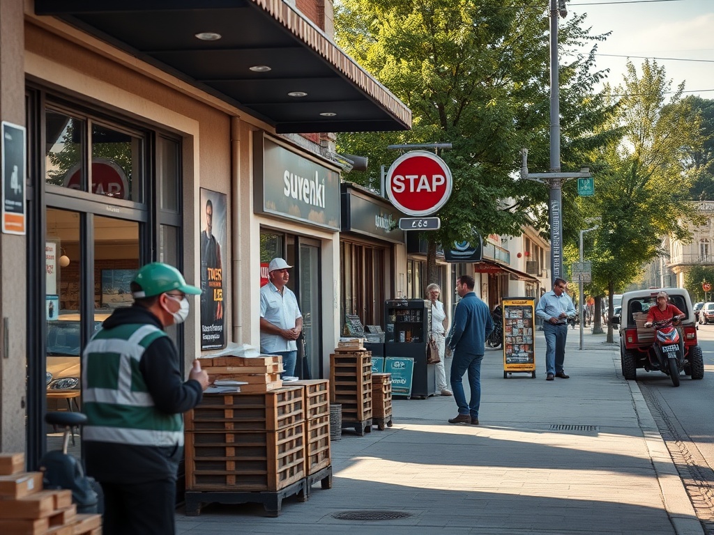 Nowoczesny autobus elektryczny na ulicy miasta Suwałki - inwestycja w transport przyszłości